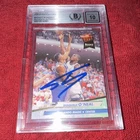 Fleer 1992-93 Fleer Ultra #328 Shaquille O'Neal Rookie Hard Signed Auto BAS BGS