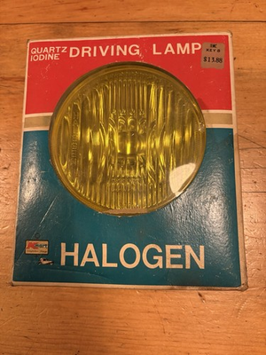 #ad #ad Quartz Iodine Driving Lamp Halogen Kmart Japan Yellow Light Bulb $39.99
