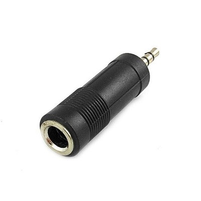 QTX 3,5 mm Stereo Mini-Klinkenstecker auf 6,3 mm Mono Klinkenbuchse Adapter