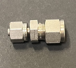 Swagelok 3/8” Tube X 1/4” Nut Adapter Stainless Fitting