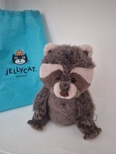 100% GENUINE JELLYCAT Trixiwoo Raccoon 24cm Soft Toy – New with Tags & Dust Bag