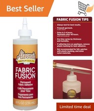 Fabric Glue Washable Flexible Adhesive No-Sew Strong Bond for Clothing Denim