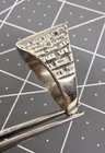 VNT Old Pawn Native American Sterling Silver Signed SC Cloud Onyx Ring sz9.25 — photo 6