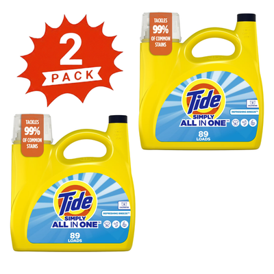 #ad #ad Tide Simply Liquid Laundry Detergent Refreshing Breeze Scent 117 fl oz 89 Loads $15.89