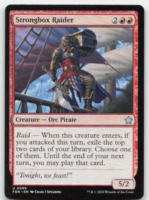 Strongbox Raider 96 FDN Foundations Magic MTG NM