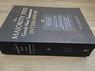 Majority Text Greek New Testament Interlinear by Zondervan (2022, Trade...