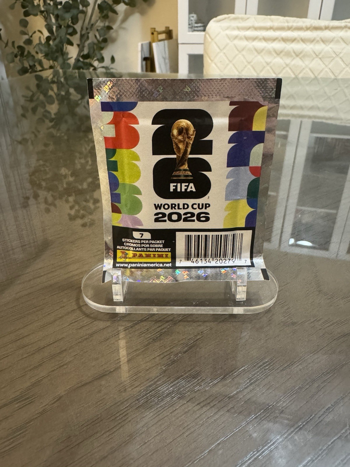 Panini FIFA World Cup 2026 Sealed Sticker Pack Official 7 Stickers USA Edition