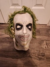 Beetlejuice Mask Adult Cosplay Costume Green Hair Halloween F 
