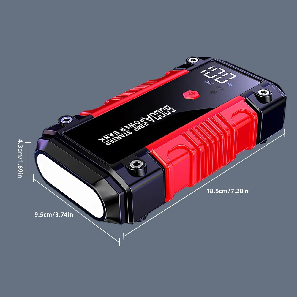Dispositivo di Avviamento Auto Batteria Auto Attrezzatura di Emergenza Avviamento Powerbank - Miniatura 12