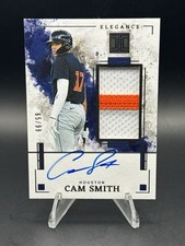 Cam Smith 2025 Panini Impeccable Elegance Jersey Patch Auto RC /99 Houston