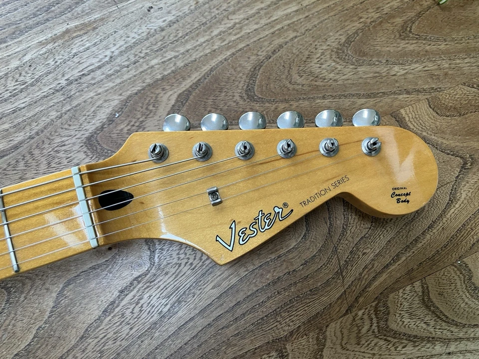 Vester Tradition Series Early 1990s Strat Copy 1957 Style Guitar Lawsuit Upgrade - Image 3 of 4