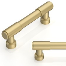 10 Pack Brushed Gold Cabinet Pulls 3 Inch 76mm Kitchen Cabinet Handles Cabin...