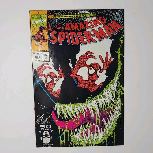 Amazing Spider-Man #346, VF+ (Marvel, 1991) Venom, Iconic Erik Larsen Cover