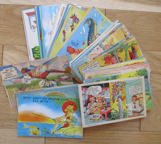 Lot 110 Vintage Comic Humor Postcards 1940s 1950s