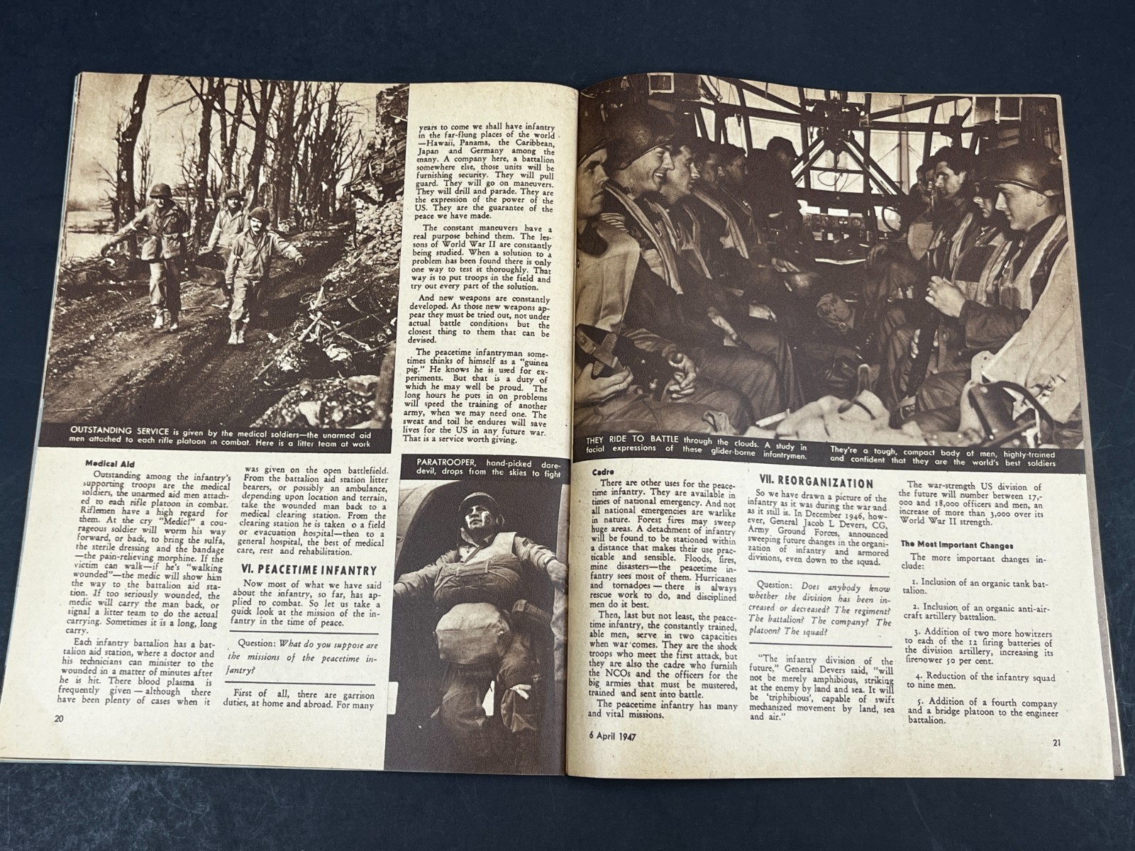 Post WW2 1947 US Army Infantry Troop Magazine German Occupation Army Day Week