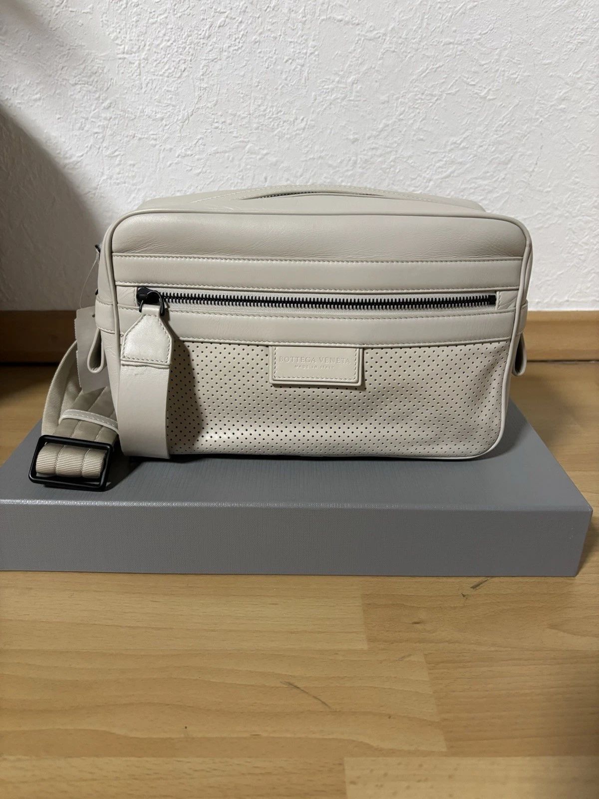 Bottega Veneta — Bottega Veneta shoulder waist bag bag leather new white cream
