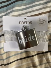 David  s Bridal Bride Flask Garter