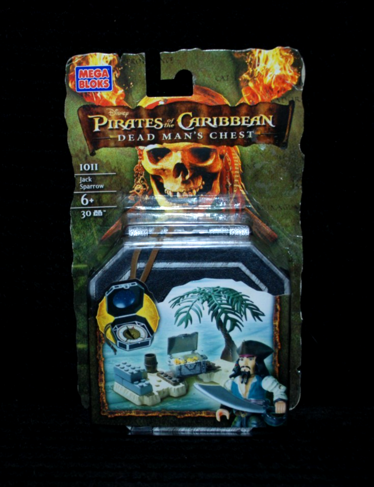 Mega Bloks 1011 Pirates of the Caribbean Dead Mans Chest Jack Sparrow Set Sealed