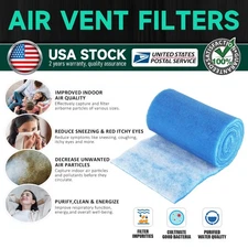 Durable 11.46 square foot non-woven polyester breathable filter for fish cabinet