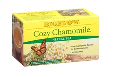 Bigelow Tea Cozy Chamomile Herbal Tea, 20 Count Box (Pack of 6), 120 Total