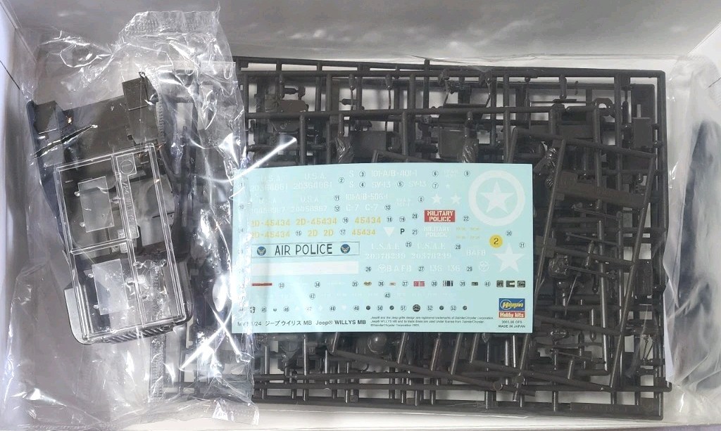Notice De Montage Hasegawa 1/72 US Jeep Willys MB - Réf MB001 / G644 - Occasion