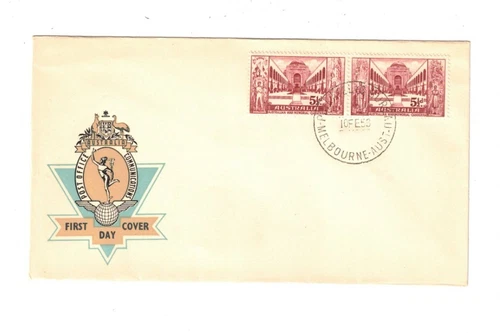 Australia 1958 War Memorial on UNADDRESSED OFFICIAL FDC