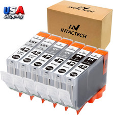 Intactech Compatible with Canon 42 CLI42 Pro Pixma 100 Ink Cartridges 2 Black,