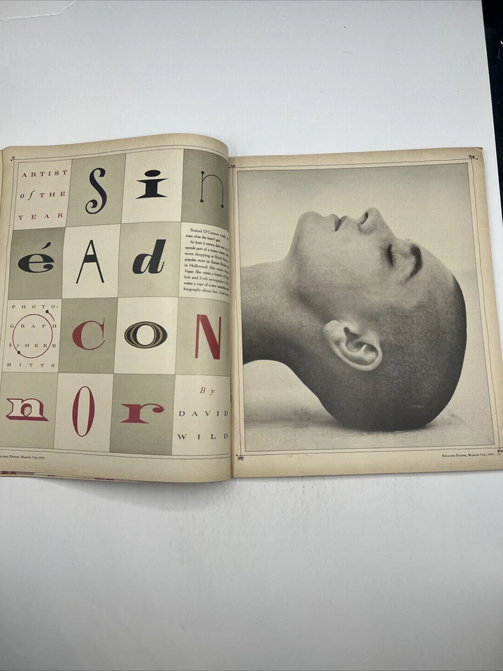 Rolling Stone Magazine Issue 599 March 7 1991 Sinead O'Connor Annual Music Award - Image 3 of 4