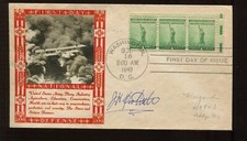 General James 'Jimmy' Doolittle Signed Weigand National Defense Cover LV6377
