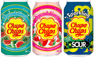 3 CHUPA CHUPS SPARKLING DRINK Soda Cans New Flavors Bundle 345ml 11.6 fl oz  | eBay