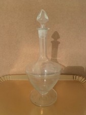 Bottiglia In Cristallo Con Tappo Vintage Anni ‘70 Usato Ottime Condizioni