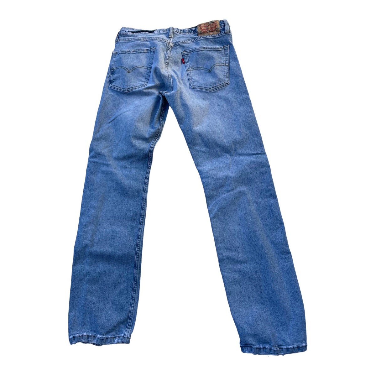 Levis Jeans Men 31x32 Blue Denim Fade 513 Classic Fit