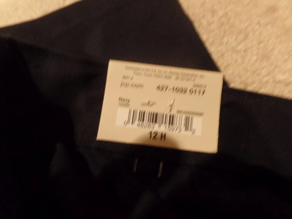 Meninos, Jeans Arizona, Shorts Uniforme Escolar, Tamanho: 12 Husky, Frente Plana, Azul, Novo com etiquetas - Imagem 4 de 4