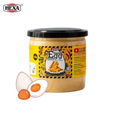 Halal Salted Egg Sauce Powder Premix Seasoning Paste HEXA 140g in Bottle New