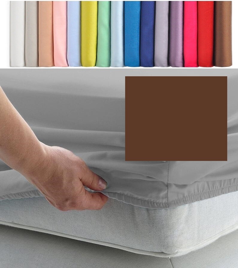 CARAVAN / MOTORHOME ISLAND BED FITTED SHEETS (Over 22 Colours) High