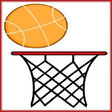 30 Custom Simple Basketball Art Personalized Address Labels