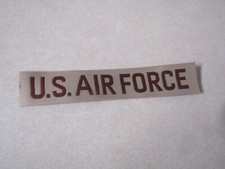 MILITARY PATCH SEW ON NAME TAPE TAG FOR UNIFORM DESERT US AIR FORCE SYNTHETIC