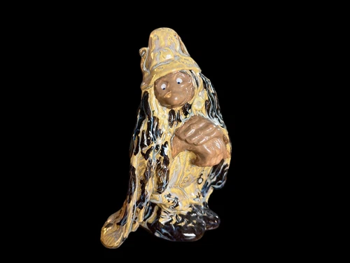 Pink Ljung Ceramic Figurine Troll