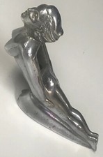 1930s 1940s Lighted Flying Goddess Hood Ornament Y9