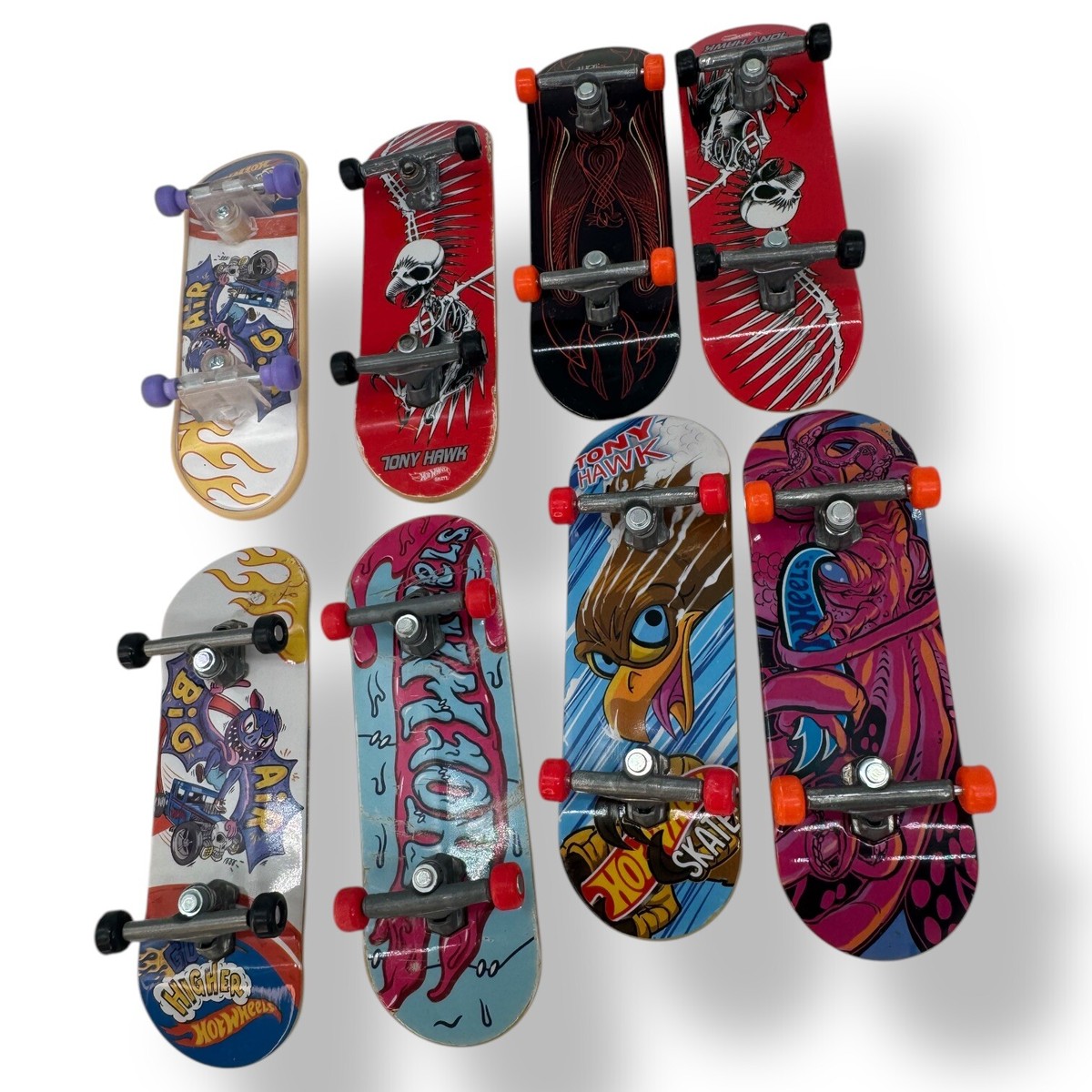 Vintage Lot of Fingerboards Tech Dech Hotwheels Tony Hawk
