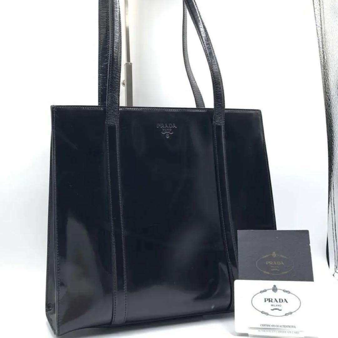 Authentic Prada y2k archive handbag tote shoulder leather vintage 