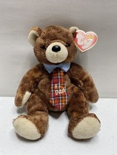 Ty Beanie Baby Pappa 2004 1 Dad Bear. Mint Condition Crisp Tags