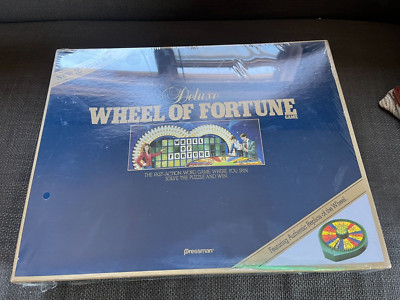 1986 Deluxe Wheel of Fortune Game 2nd Edition by Pressman NEW