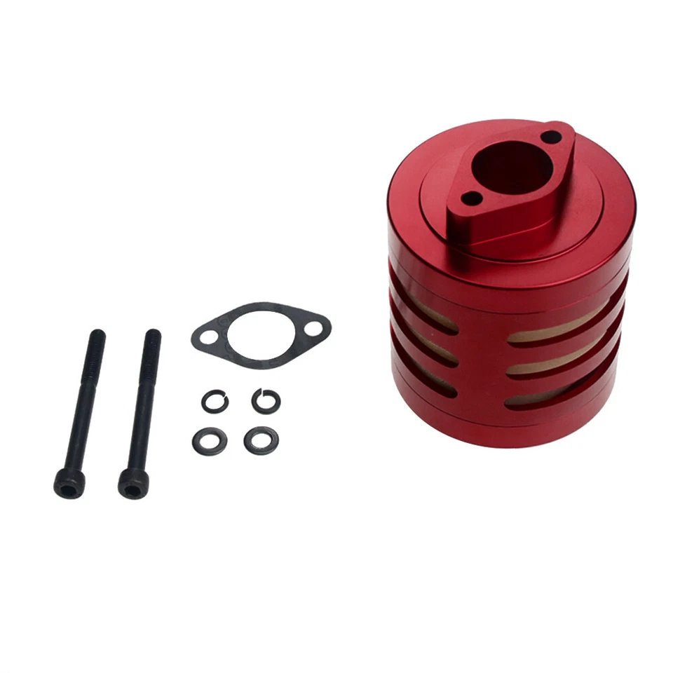 Conjunto de filtro de ar de alumínio vermelho para 1/5 RC HPI BAJA RV King Motor 5B 5T 5SC - Imagem 2 de 4