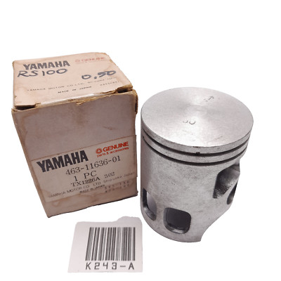 Yamaha 100 RS RS100 Piston OS 0.50 NOS #4