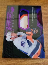 2020-21 UD Black Obsidian Rookie Jerseys Patch Purple #ORJKB Kieffer Bellows /35