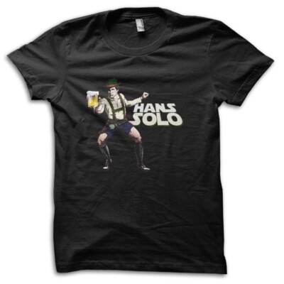 Han Solo Bier lustige Parodie Sci-Fi inspiriert von Star Wars T-Shirt M5571