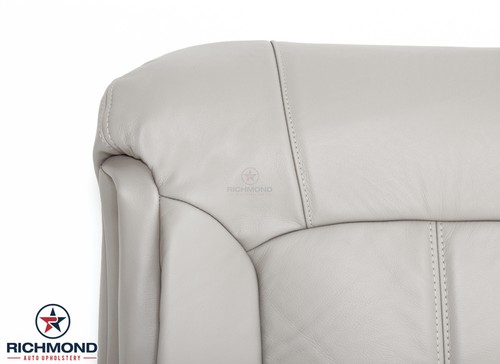 2000 Chevy Suburban Tahoe 4X4 LT -Driver Side LEAN BACK Leather Seat Cover TAN - Imagen 4 de 11