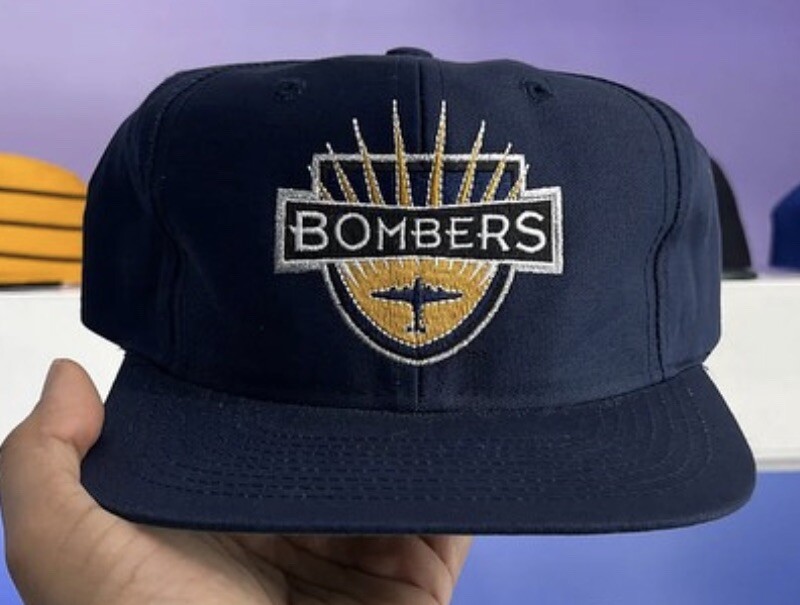 BLUE BOMBERS NAVY LOGO HAT BLUE BOMBERS NAVY LOGO HAT