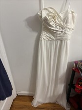 MAX & CLEO EGGSHELL GOWN DRESS size 4 EggShell retail $188